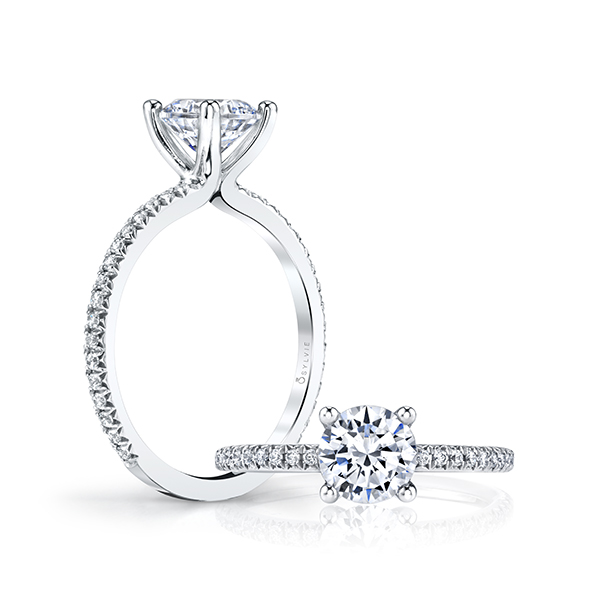 Round Solitaire Diamond Engagement Ring